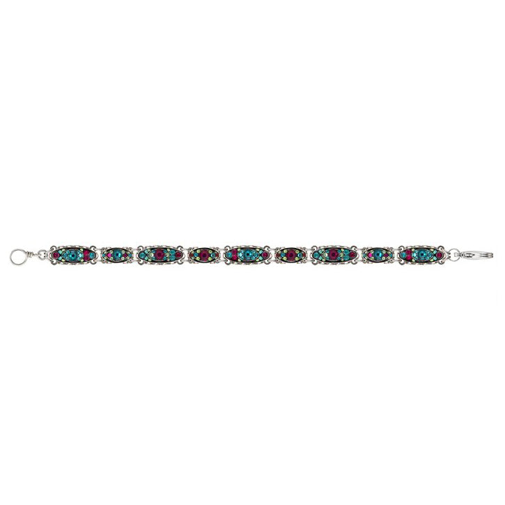 Blue Zircon Sparkle Thin Bracelet by Firefly Jewelry