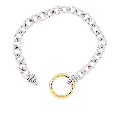 20th Anniversary Collection - Large Link Spring Ring Bracelet by John Medeiros