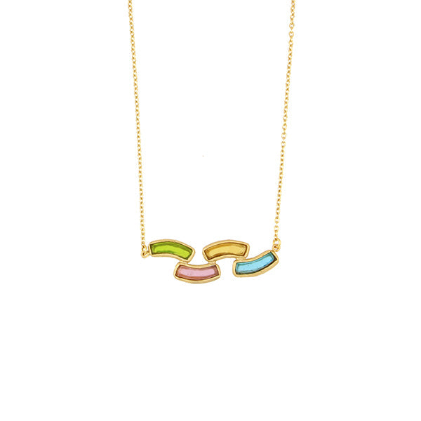 Arc 16 Inch Adjustable Bar Pendant Necklace by Michael Michaud