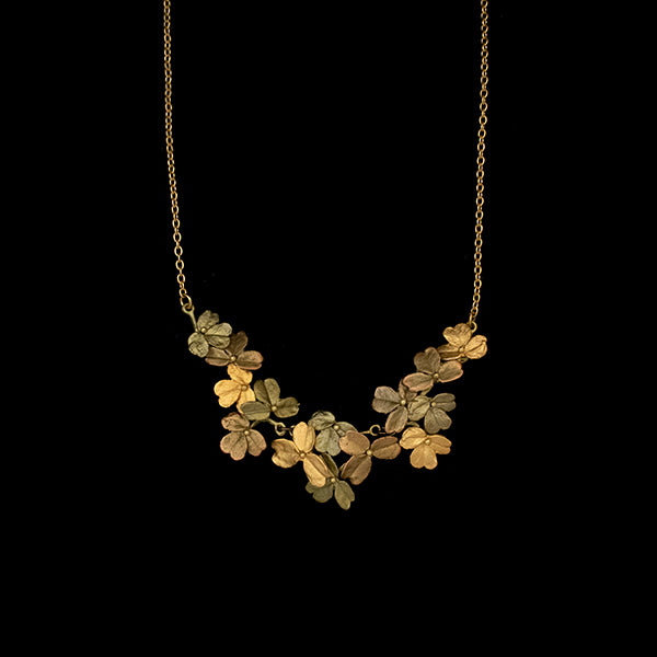 Wood Sorrel 16 Inch Necklace by Michael Michaud