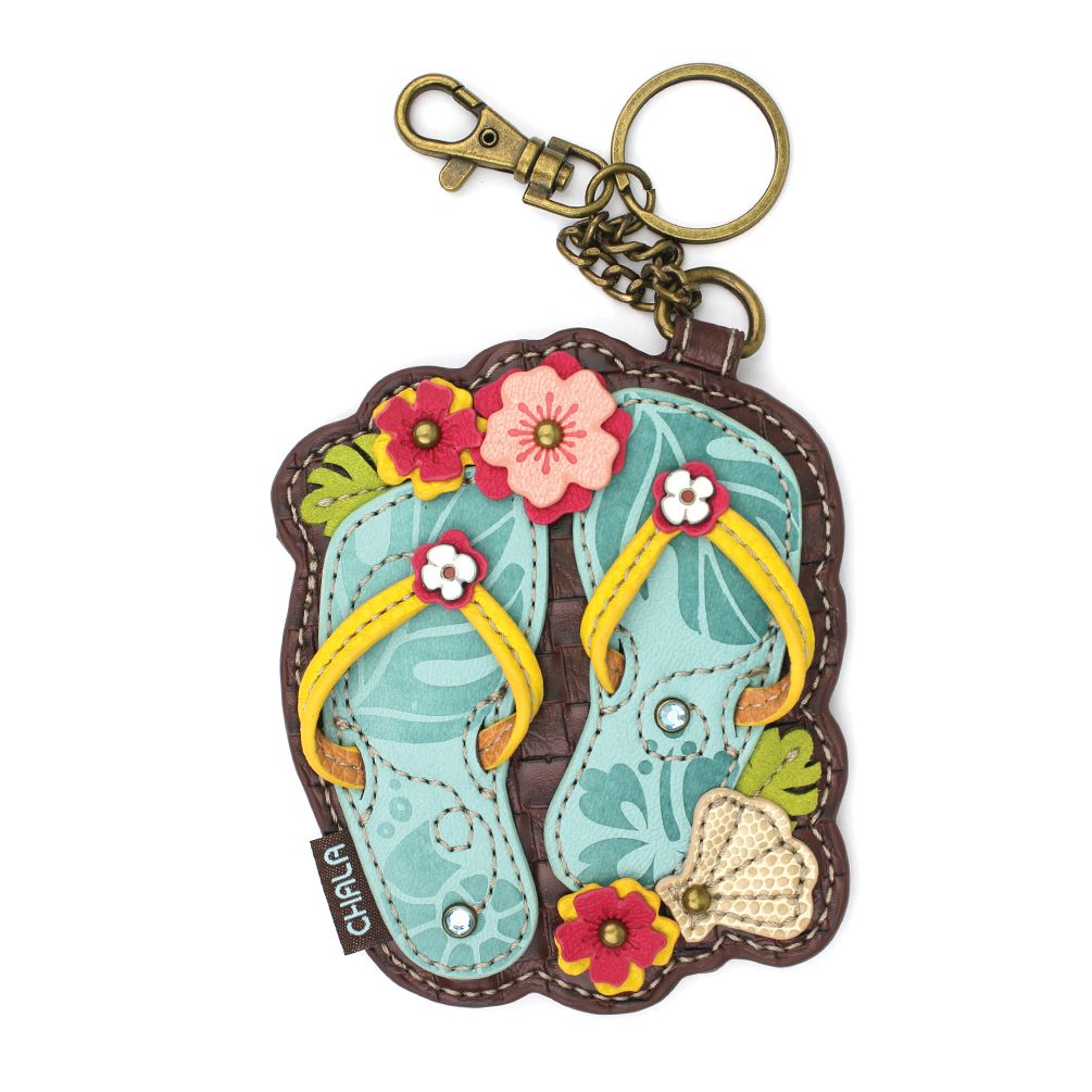 Flip Flops Coin Purse and Key Chain by Chala