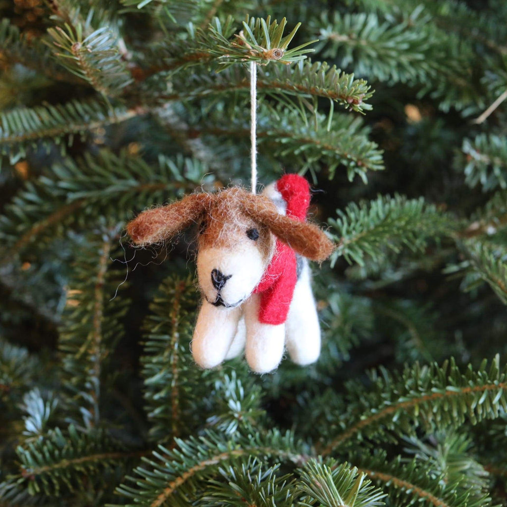 Beagle Dog Wool Ornament