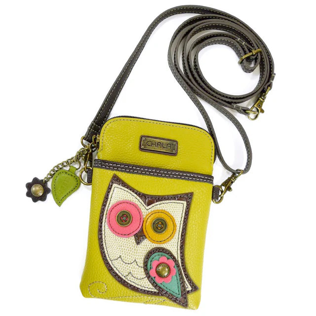 Owl Gen II Cellphone Crossbody in Mustard