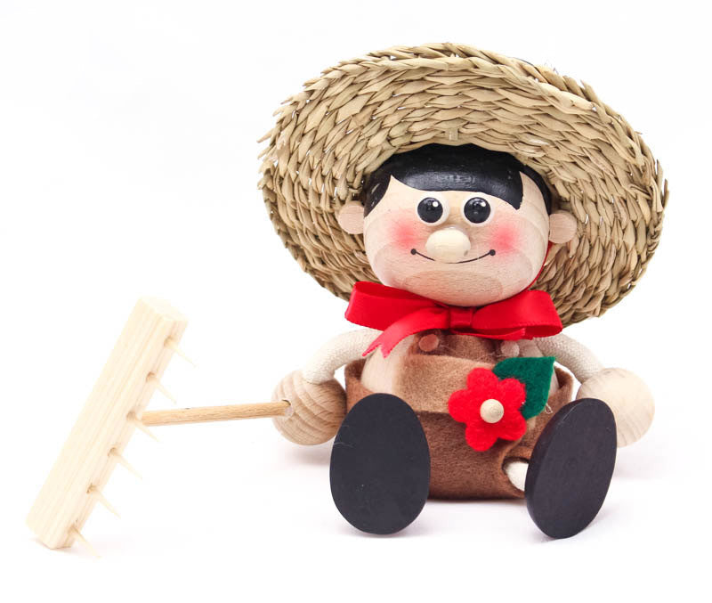 Gardener Boy Handcrafted Wooden Jumpie