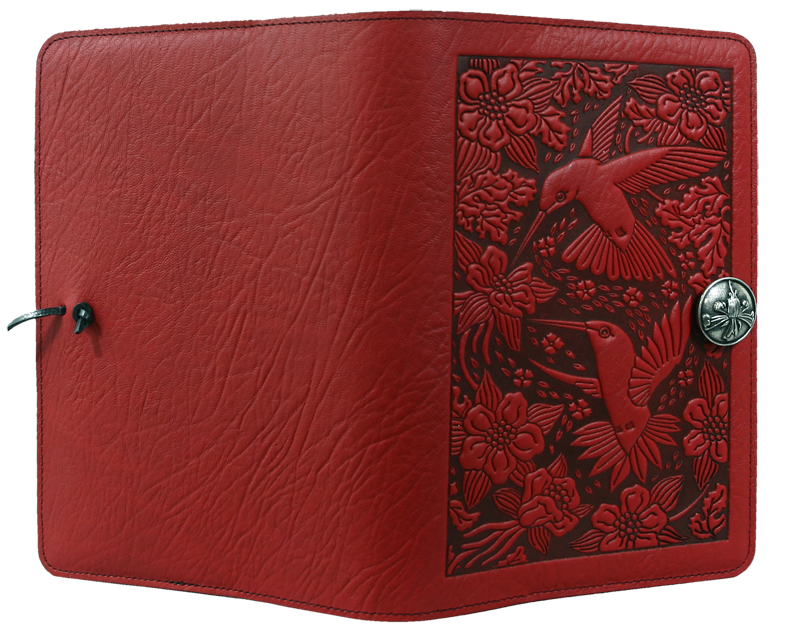 Hummingbird Large Journal in Red