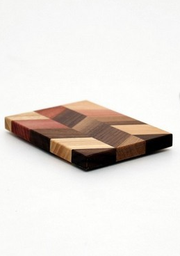 Small Checkered Trivet in Walnut - Size 3"x4"