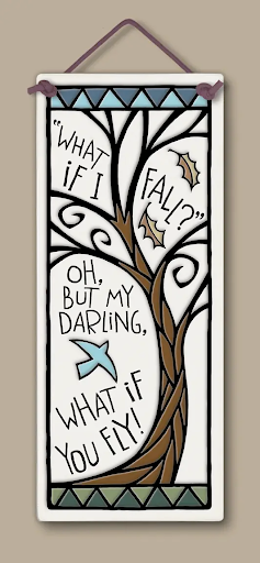 What if You Fly Large Tall Ceramic Tile