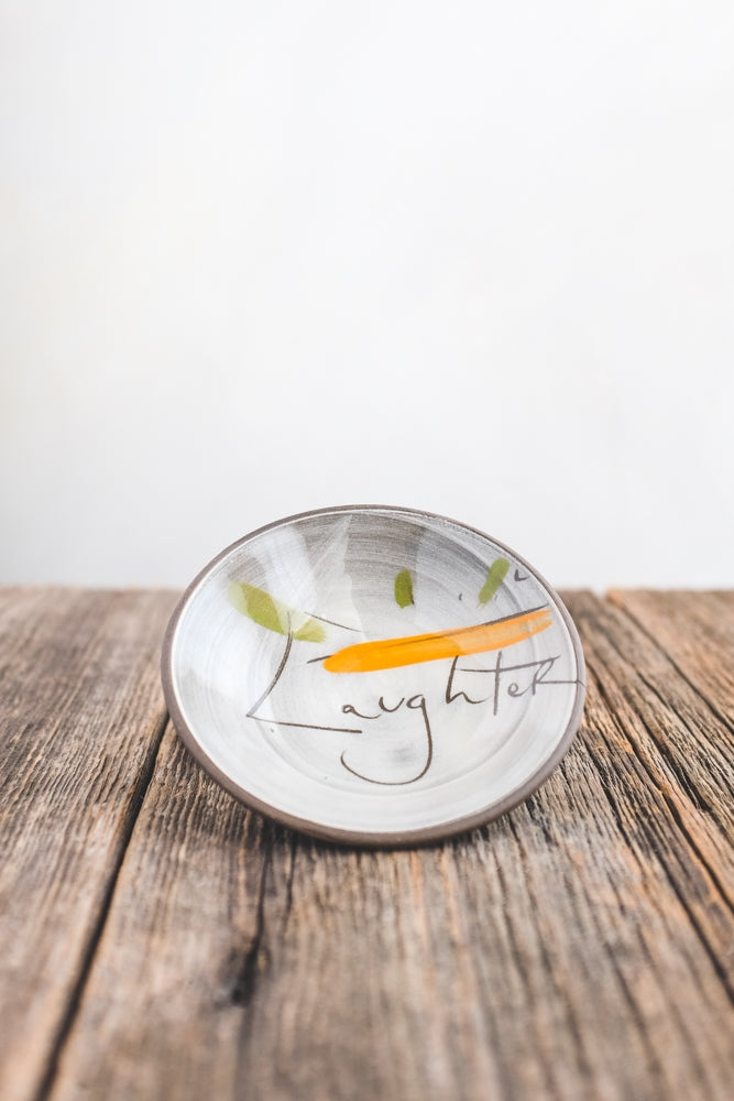 Laughter Mini Bowl Hand Painted Ceramic