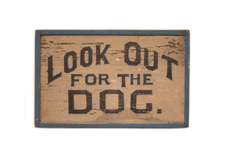Look Out For The Dog Americana Art