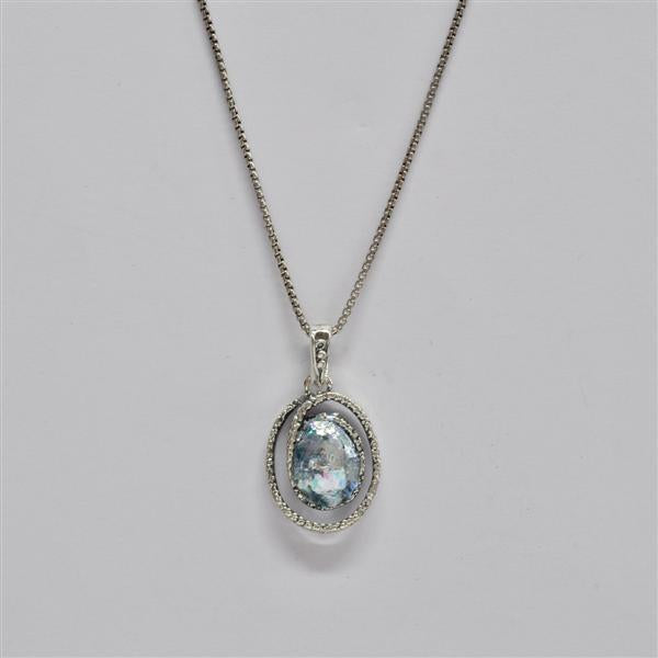 Open Wrap Roman Glass Necklace