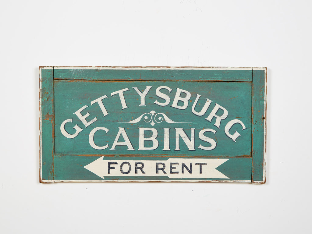 Gettysburg Cabins in Green Americana Art