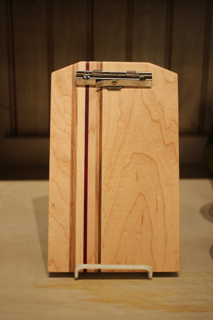 Medium Striped Clipboard in Maple - Size 6"x9"