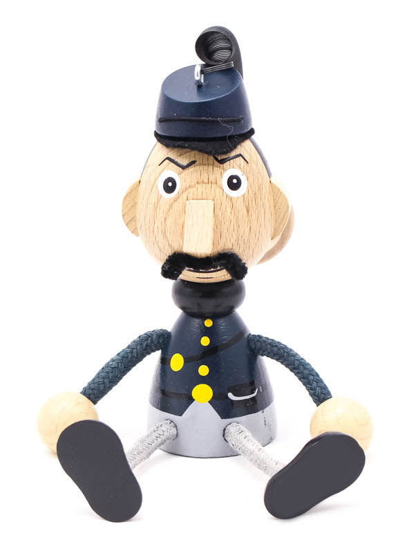 Union Soldier Handcrafted Wooden Jumpie