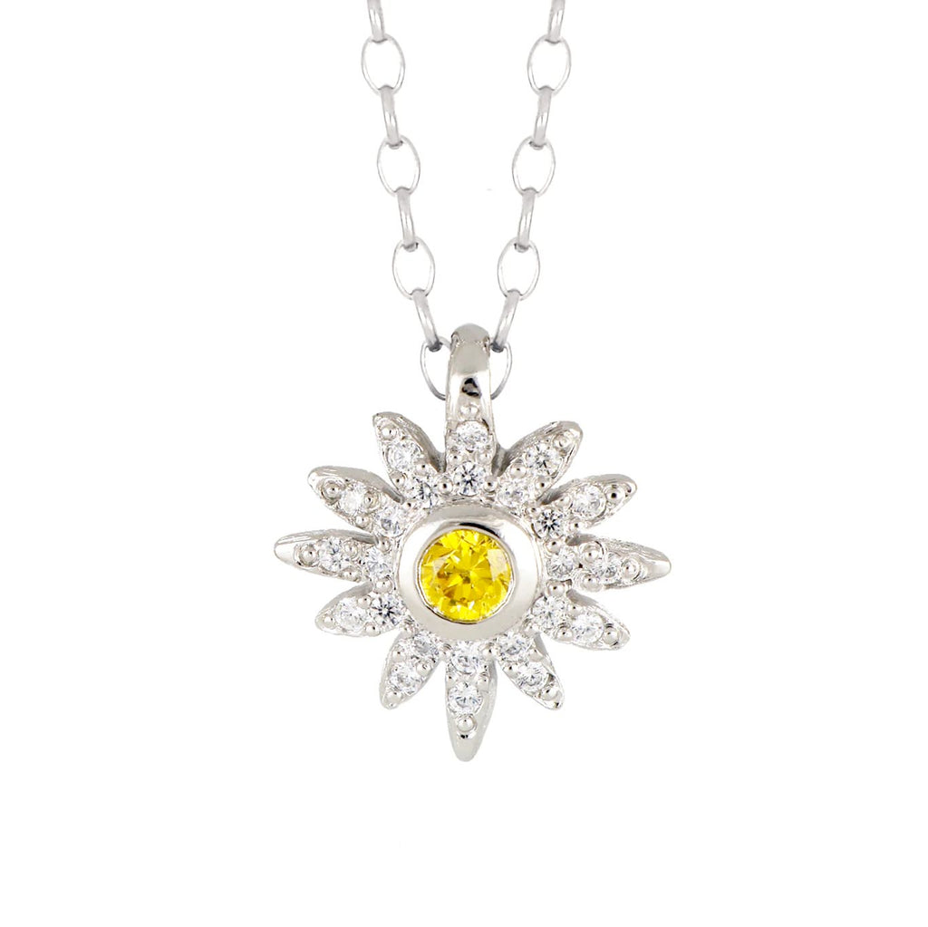 Sunshine CZ Yellow Necklace 17" by John Medeiros
