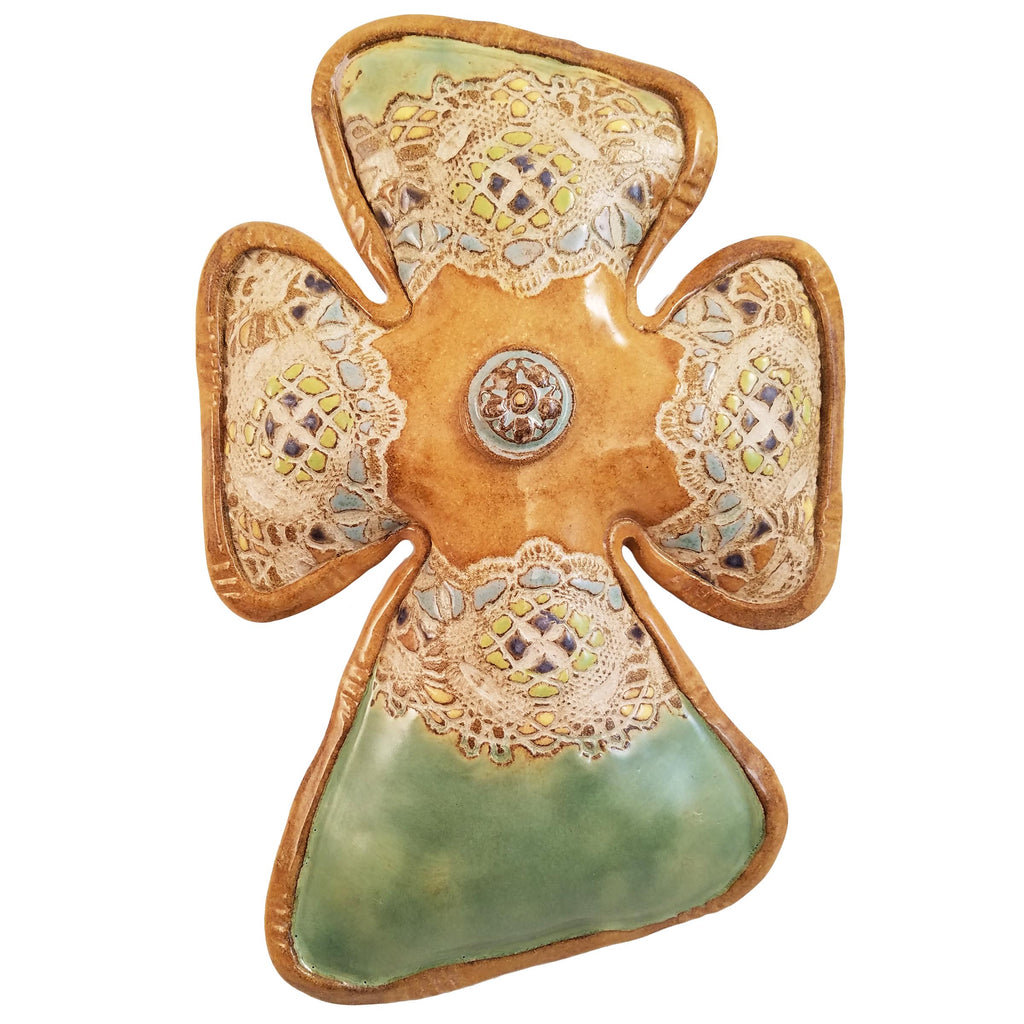 Dolores Ceramic Wall Art by Laurie Pollpeter