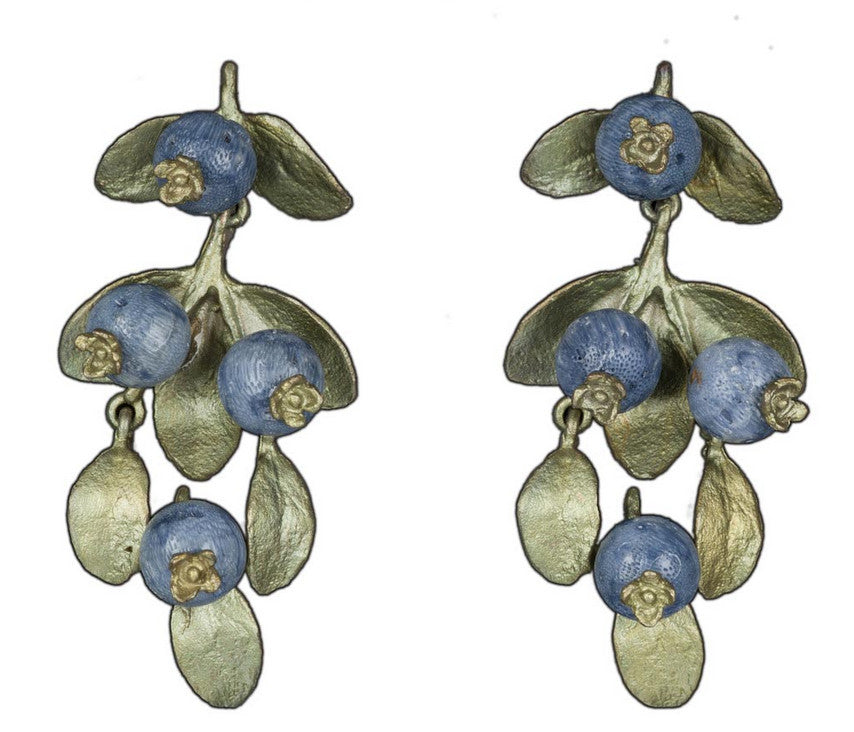 Blueberry Drop Earrings