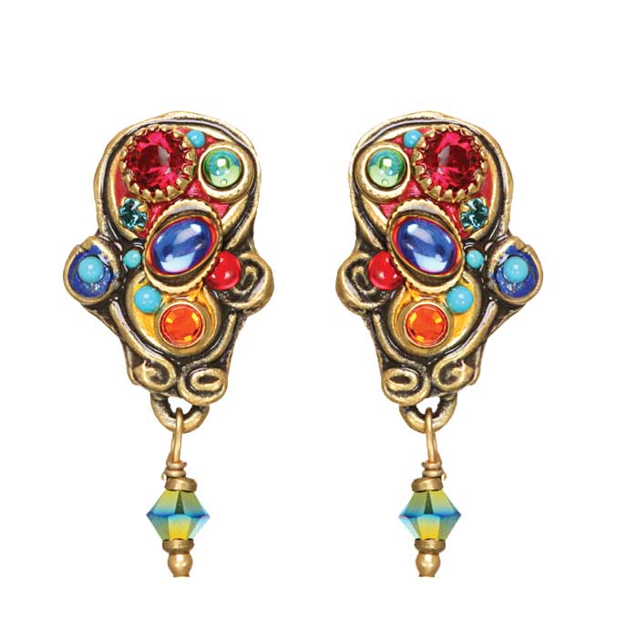 Confetti with Dangle Earrings