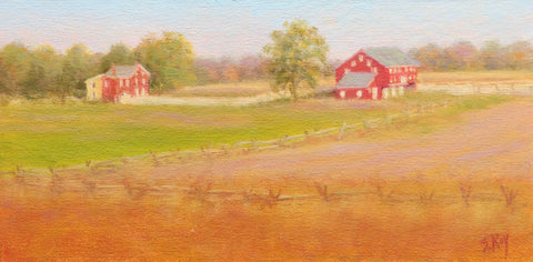 Sherfy Farm, Gettysburg (Autumn) by Simonne Roy