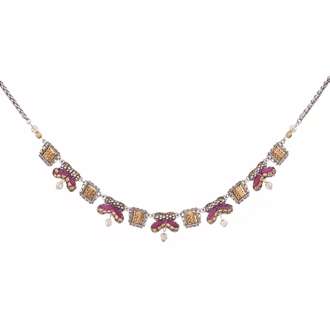 Cherry Blossom Indigo Collection Bergamot Necklace by Ayala Bar