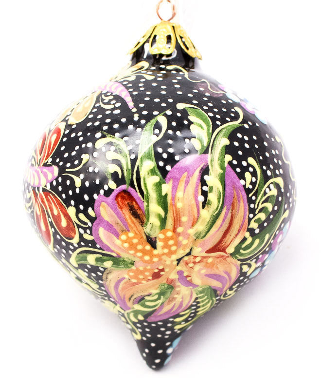 Celebration of Spring Tear Drop Ceramic Ornament