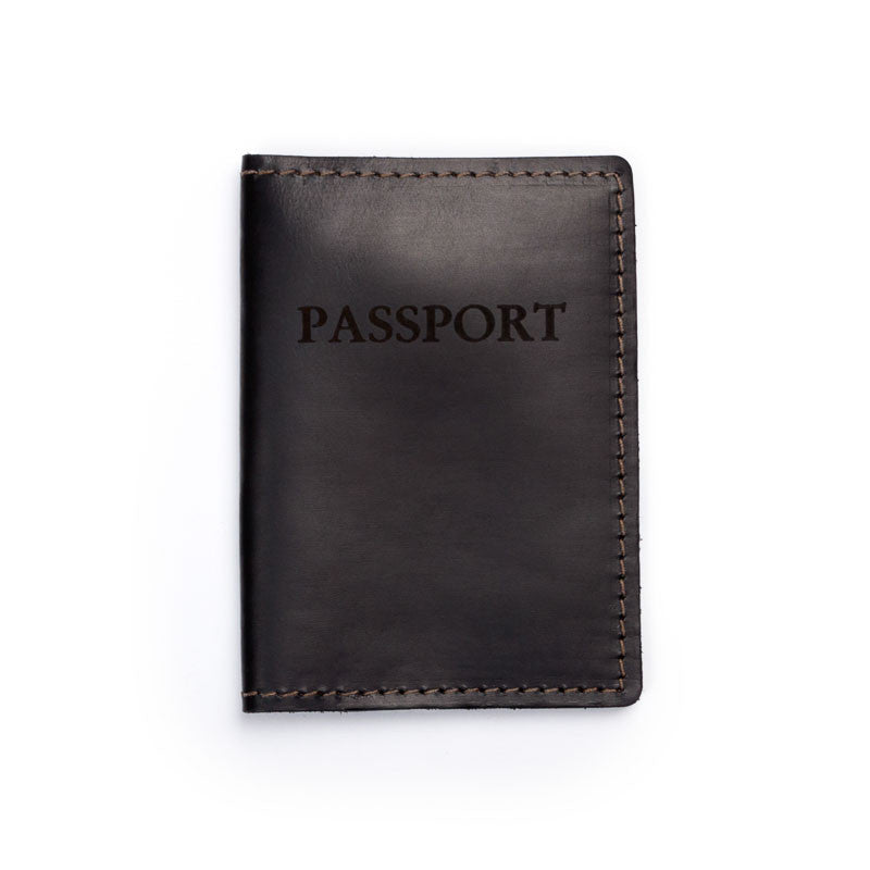 Leather Passport Cover - Available in Multiple Colors