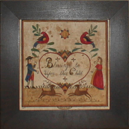 Birth Blessing with Leaping Dear by Susan Daul