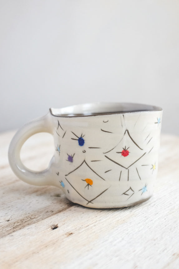 Shine On Mug Hand Painted Ceramic