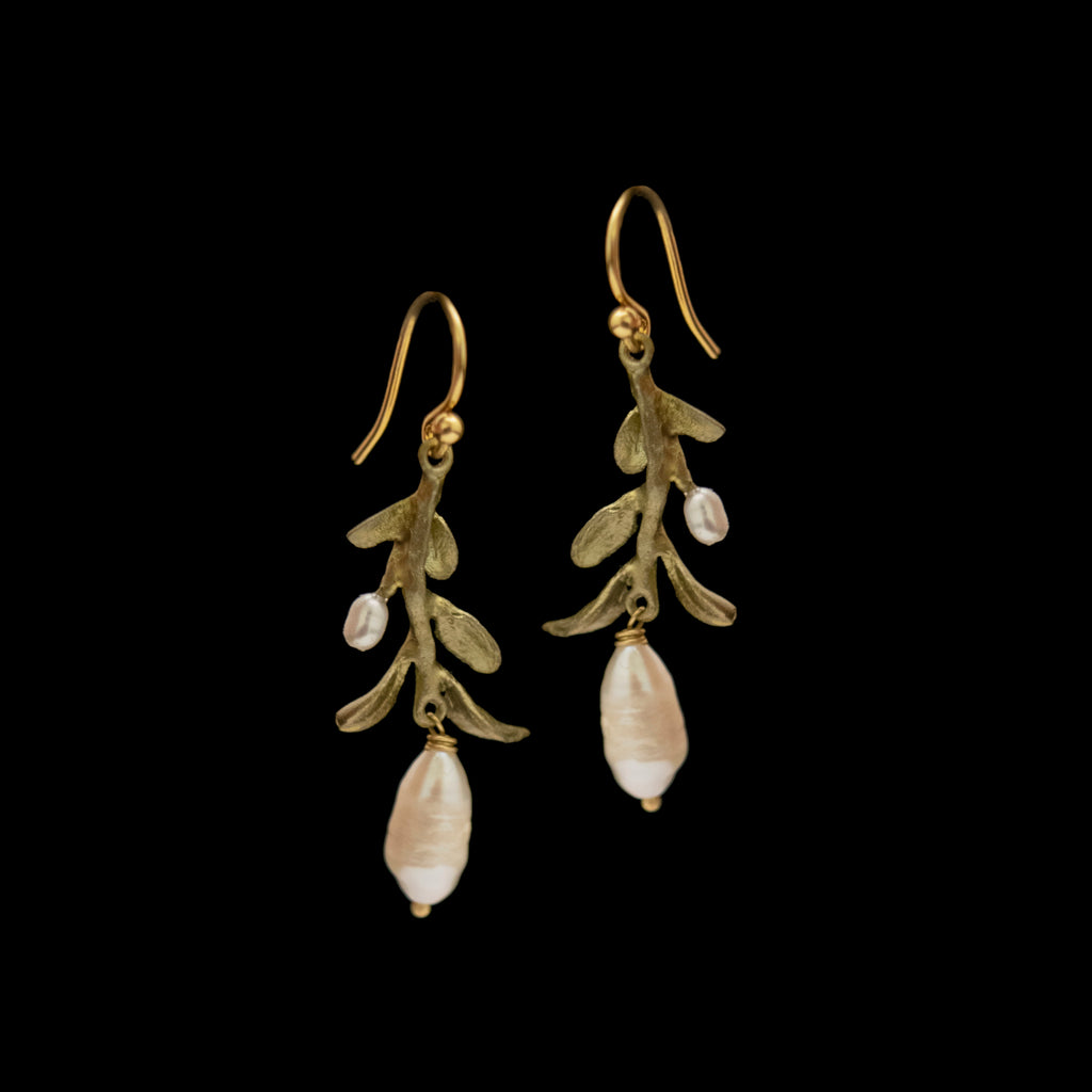 Victorian Vine Wire Earrings By Michael Michaud