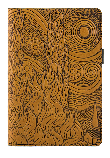 Mini Portfolio - Van Gogh Sky in Marigold