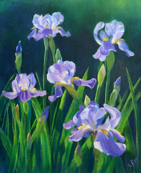 Blue Iris by Simonne Roy