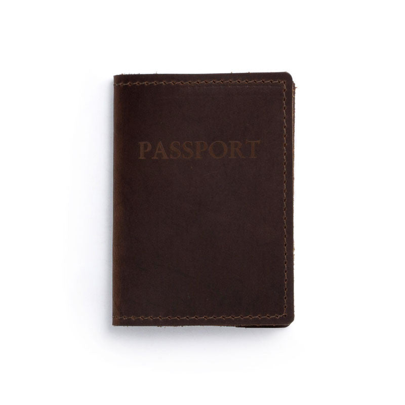 Leather Passport Cover - Available in Multiple Colors