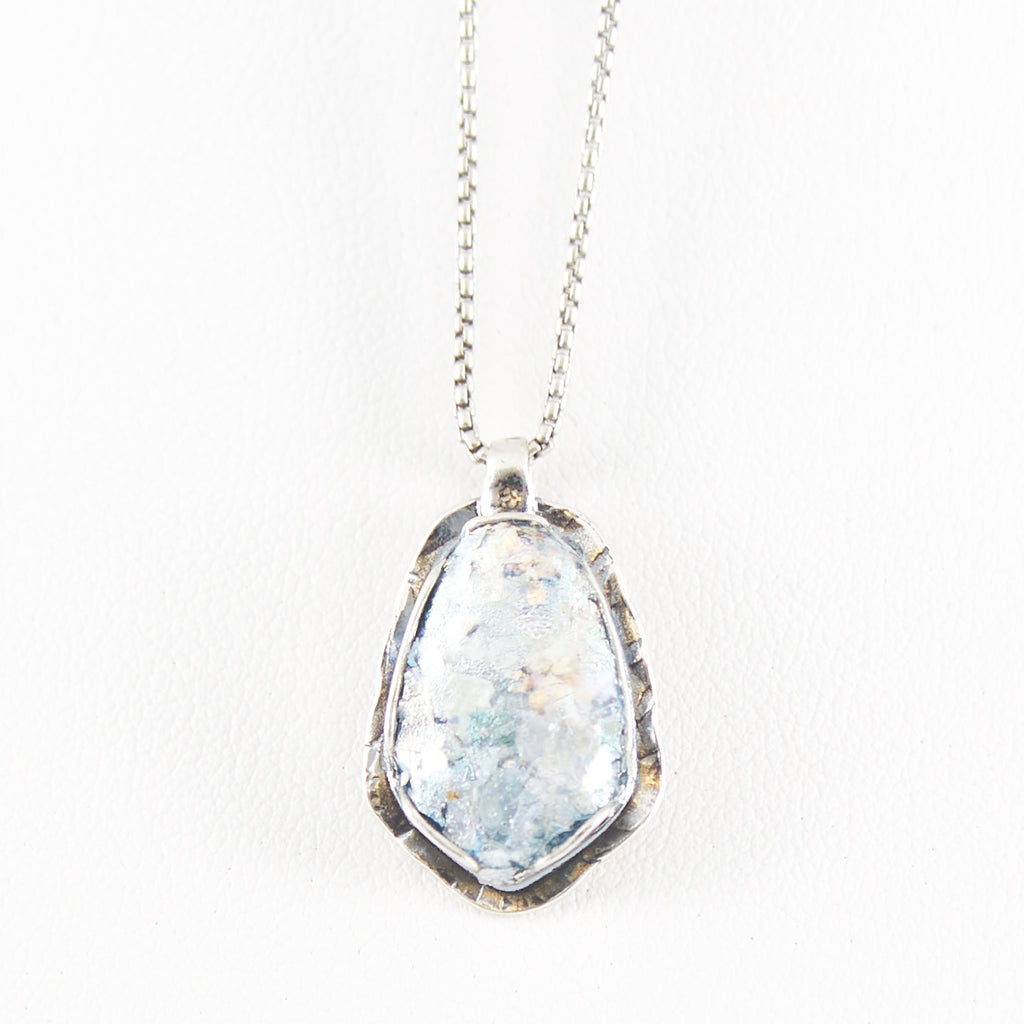 Architectural Roman Glass Necklace