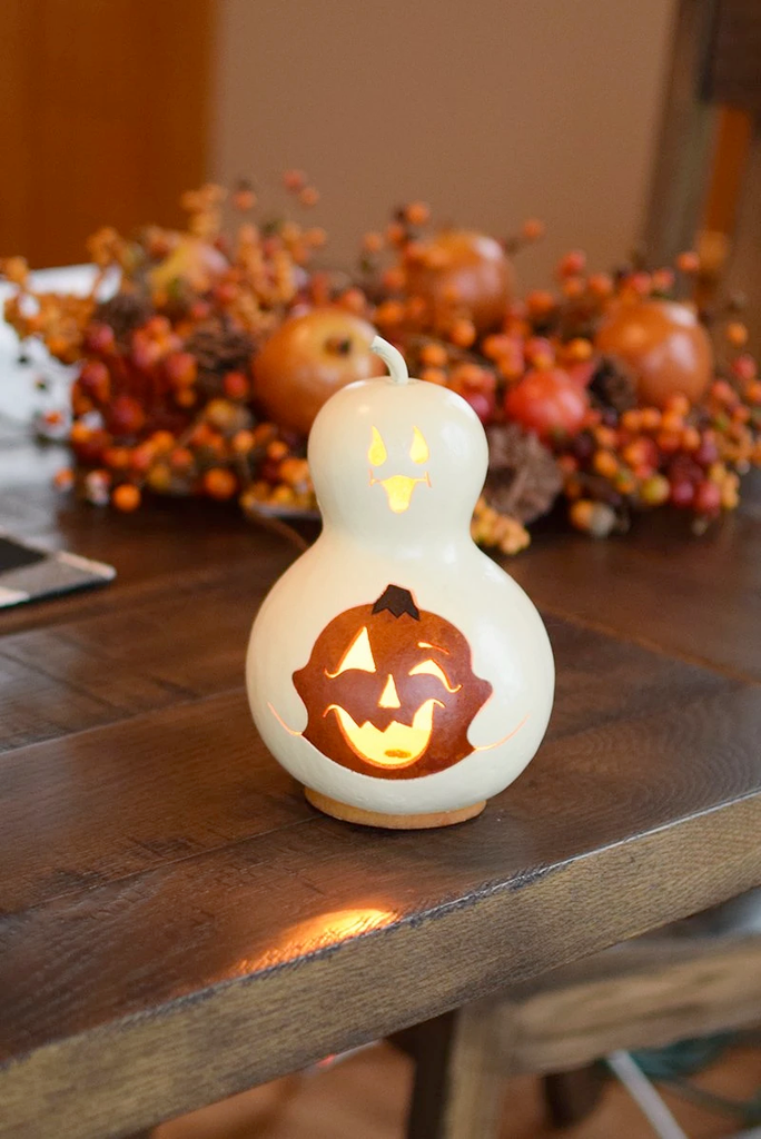 Spooky Crew Gourds - Available in Multiple Sizes and Styles