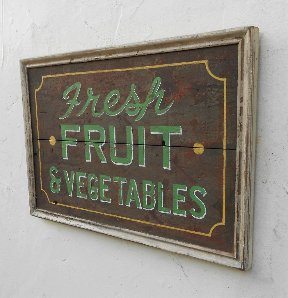 Fresh Fruit & Vegetables Americana Art