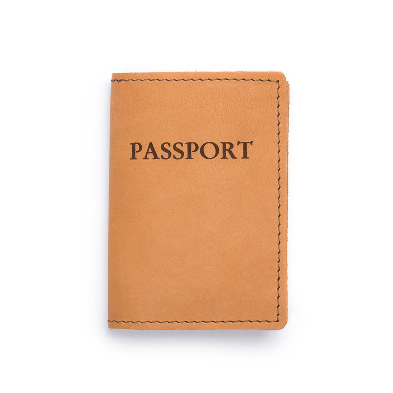 Leather Passport Cover - Available in Multiple Colors