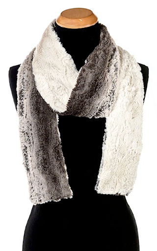 Chinchilla Scarf In Brown With Pearl