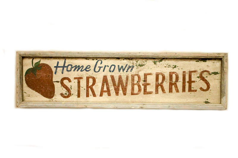 Home Grown Strawberries Americana Art