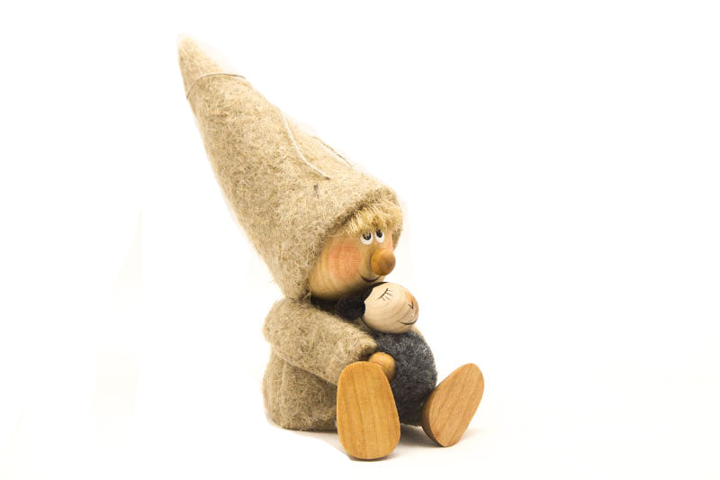 Felt Boy with Sheep