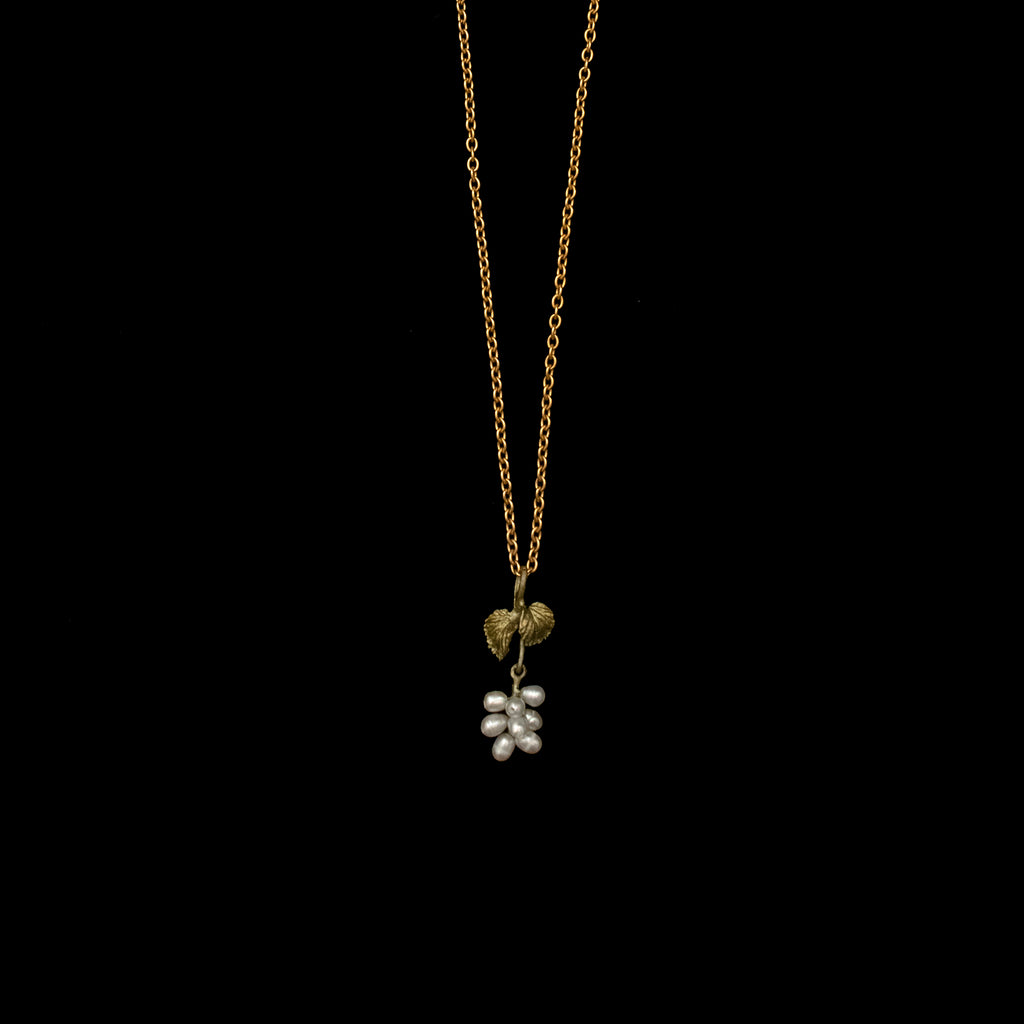 Spring Birch 16'' Adj. Dainty Pendant By Michael Michaud