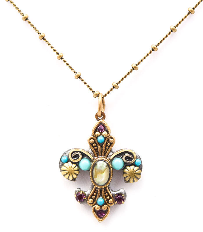 Turkish Bazaar Flower Necklace by Michal Golan