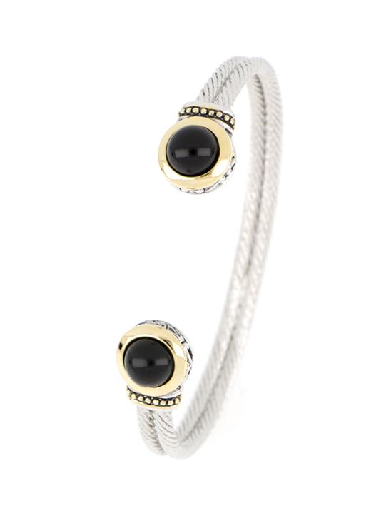Genuine Black Onyx Cuff Bracelet by John Medeiros