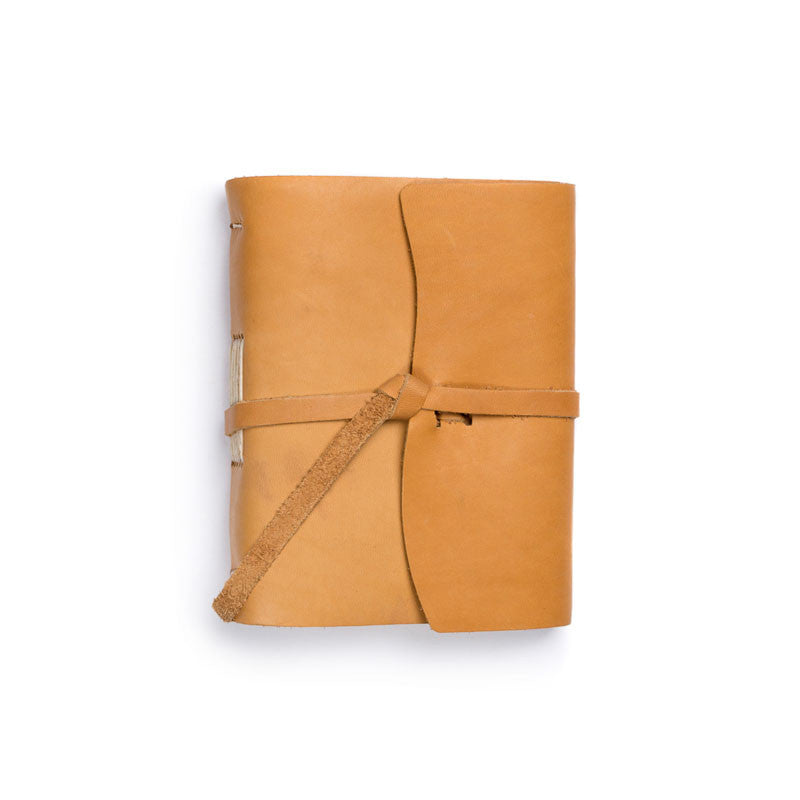 Leather Good Book Journal with Flaptie - Available in Multiple Colors