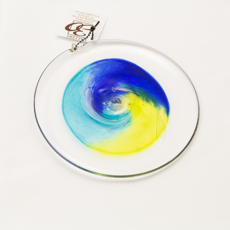 Rondel in Blue and Green