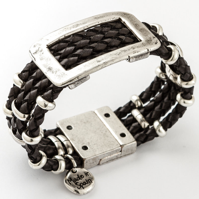 Buckle Leather Bracelet