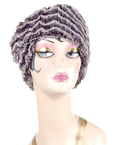 Desert Sand in Charcoal Luxury Faux Fur Headband