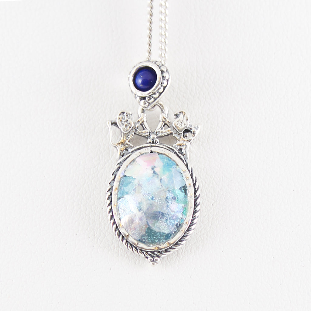 Moonlight Roman Glass Necklace