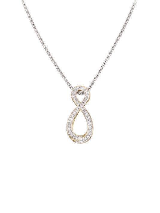 Oval Pave Enhancer with Chain by John Medeiros