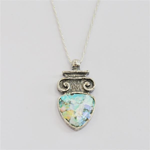 Doric Column Roman Glass Necklace