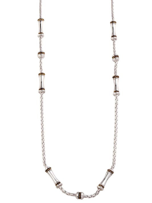 Canias Collection Link and Charm Necklace 18" by John Medeiros