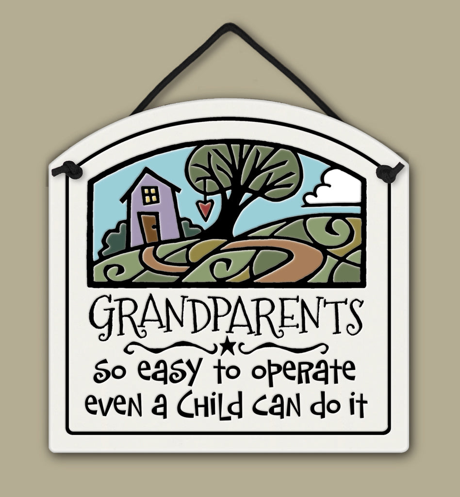 Grandparents Small Arch Tile